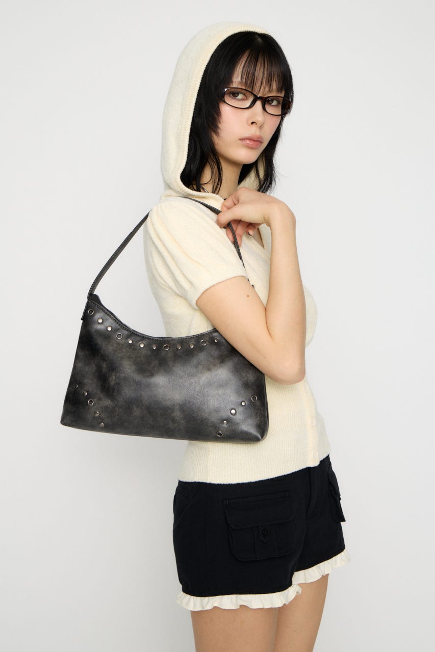 BASIC STUDS バッグ BLK FREE
