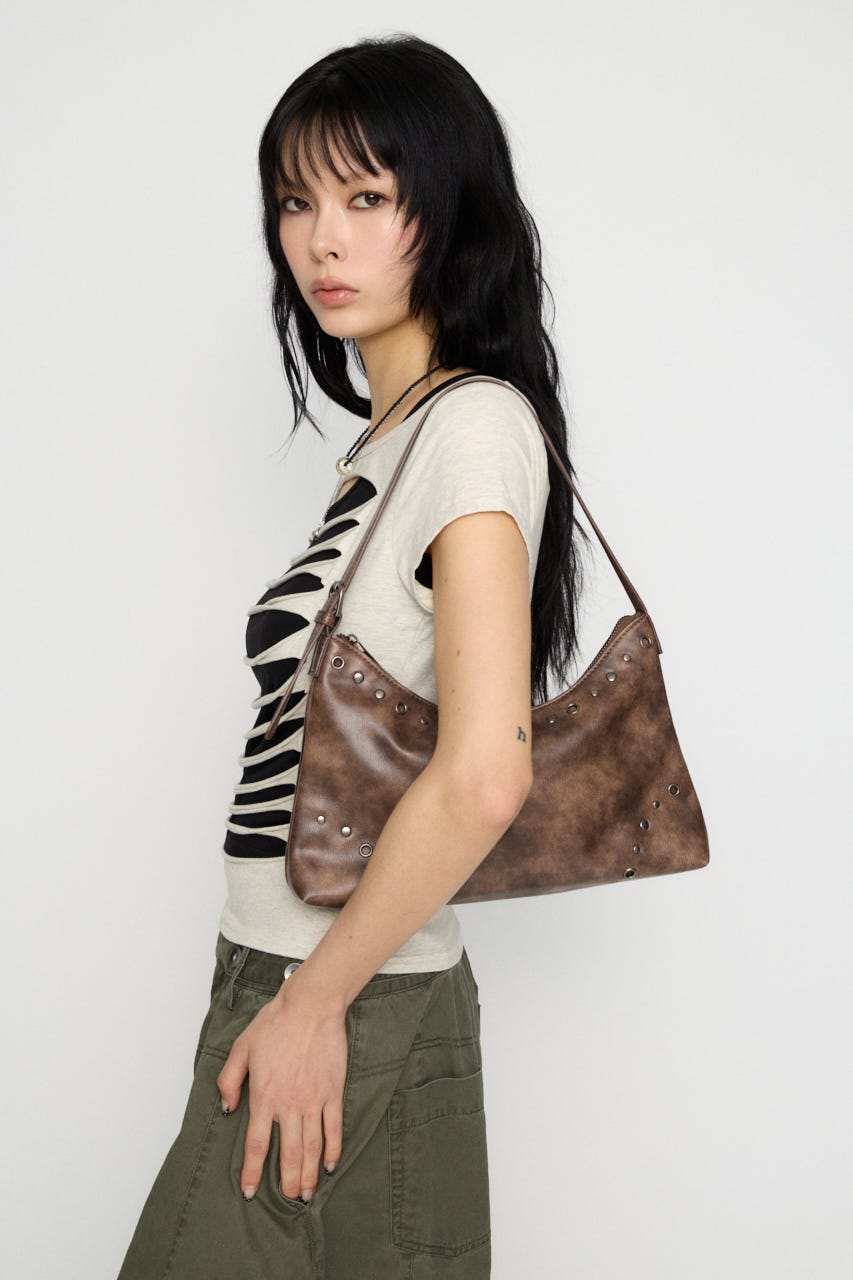 BASIC STUDS バッグ BRN FREE