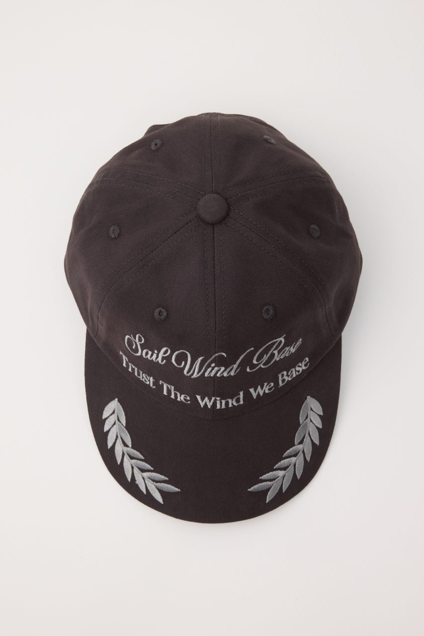 LETTERING LEAF キャップ BRN FREE