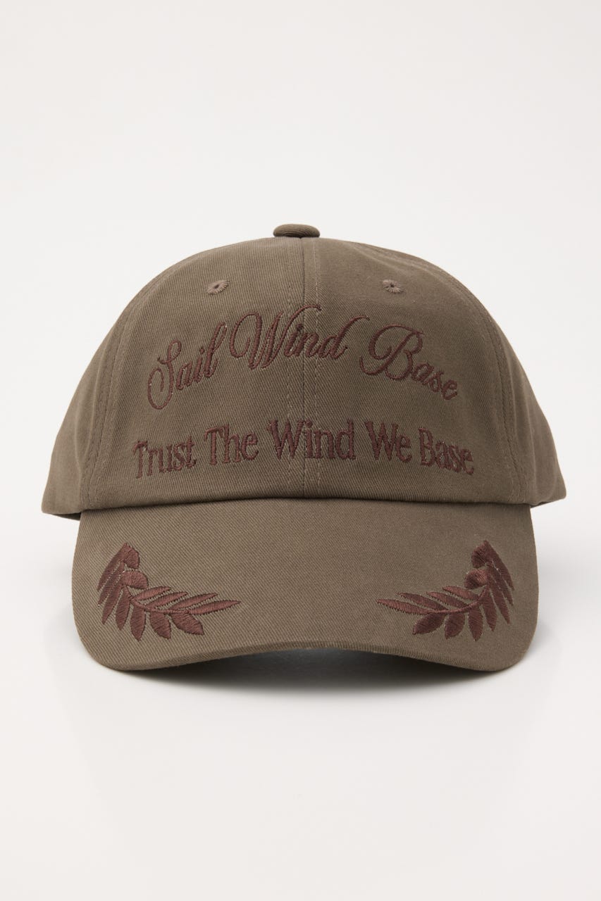 LETTERING LEAF キャップ C.GRY FREE