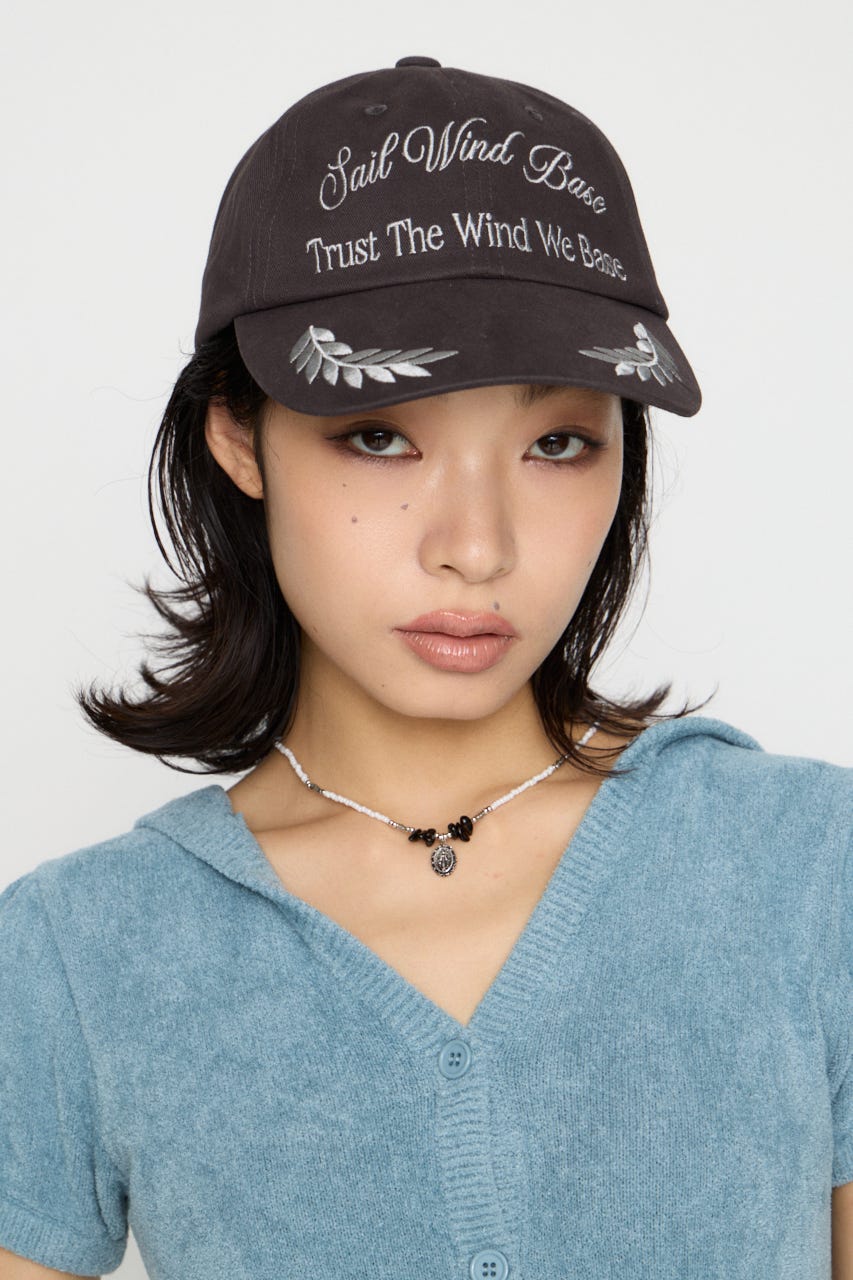 【SET PRICE対象】LETTERING LEAF キャップ C.GRY FREE