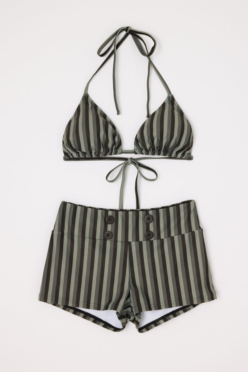 STRIPE SET ビキニ BLK FREE