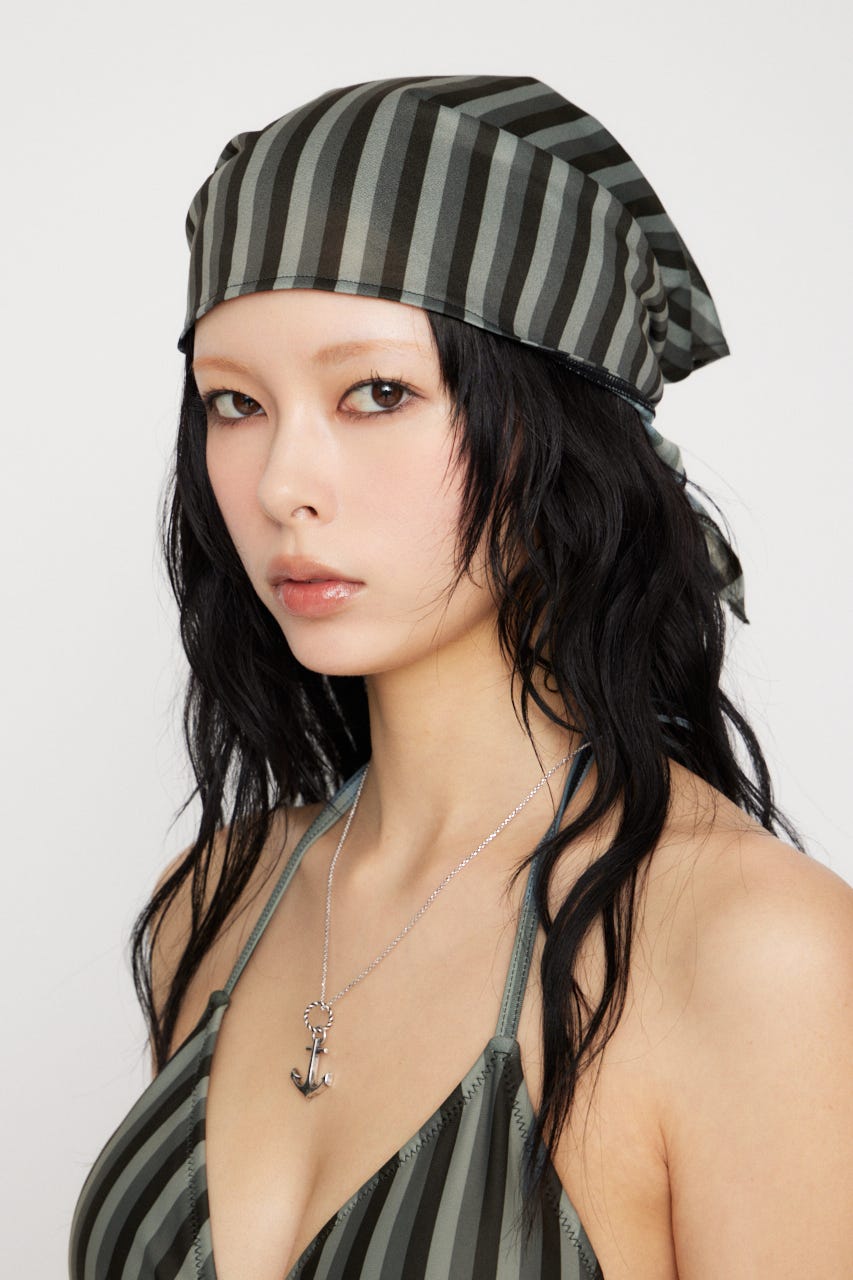 STRIPE SET ビキニ BLK FREE