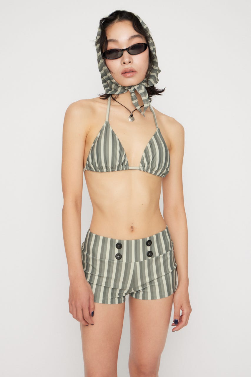 STRIPE SET ビキニ GRY FREE