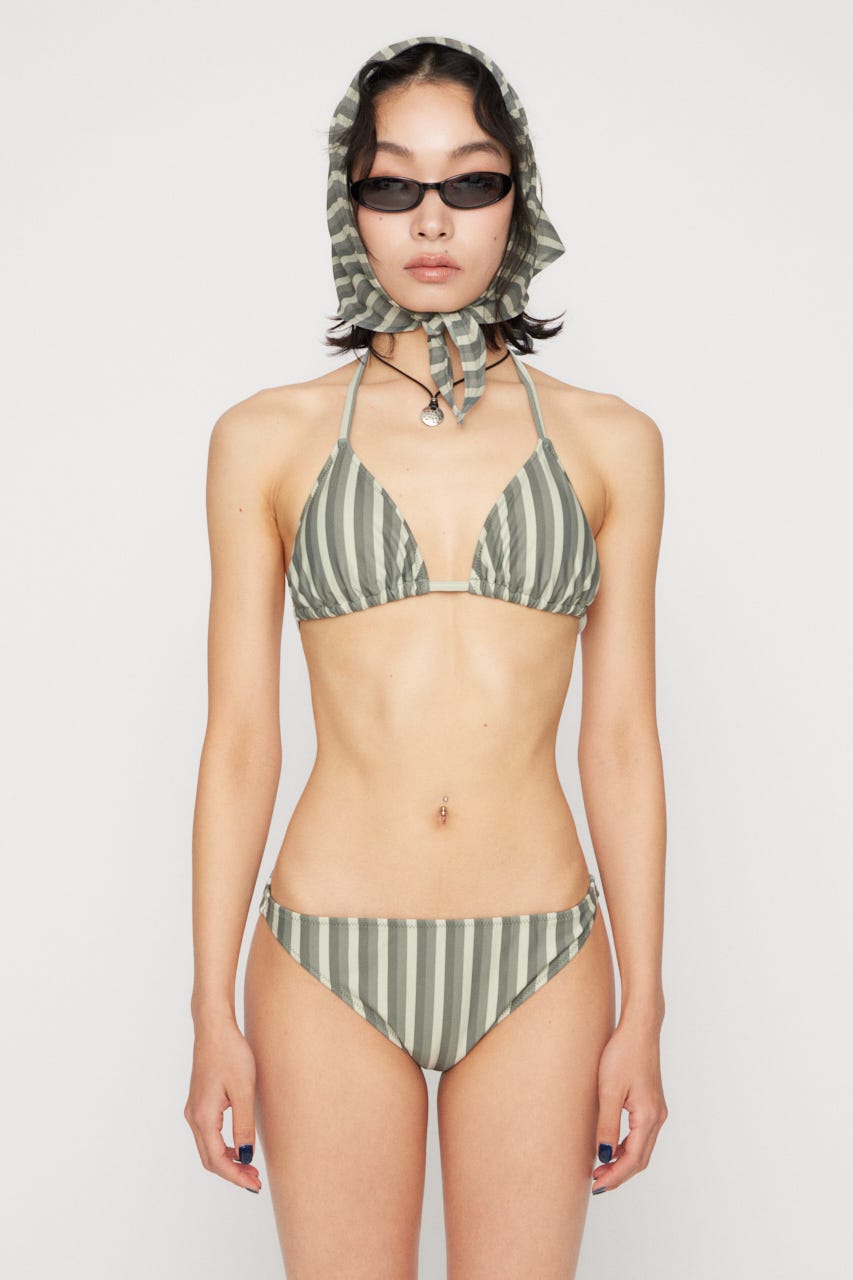 STRIPE SET ビキニ GRY FREE