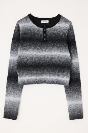 GRADATION COMPACT KNIT トップス