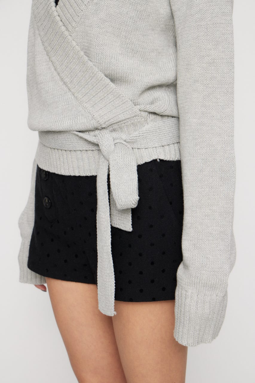 CACHECOEUR LIKE KNIT トップス GRY FREE