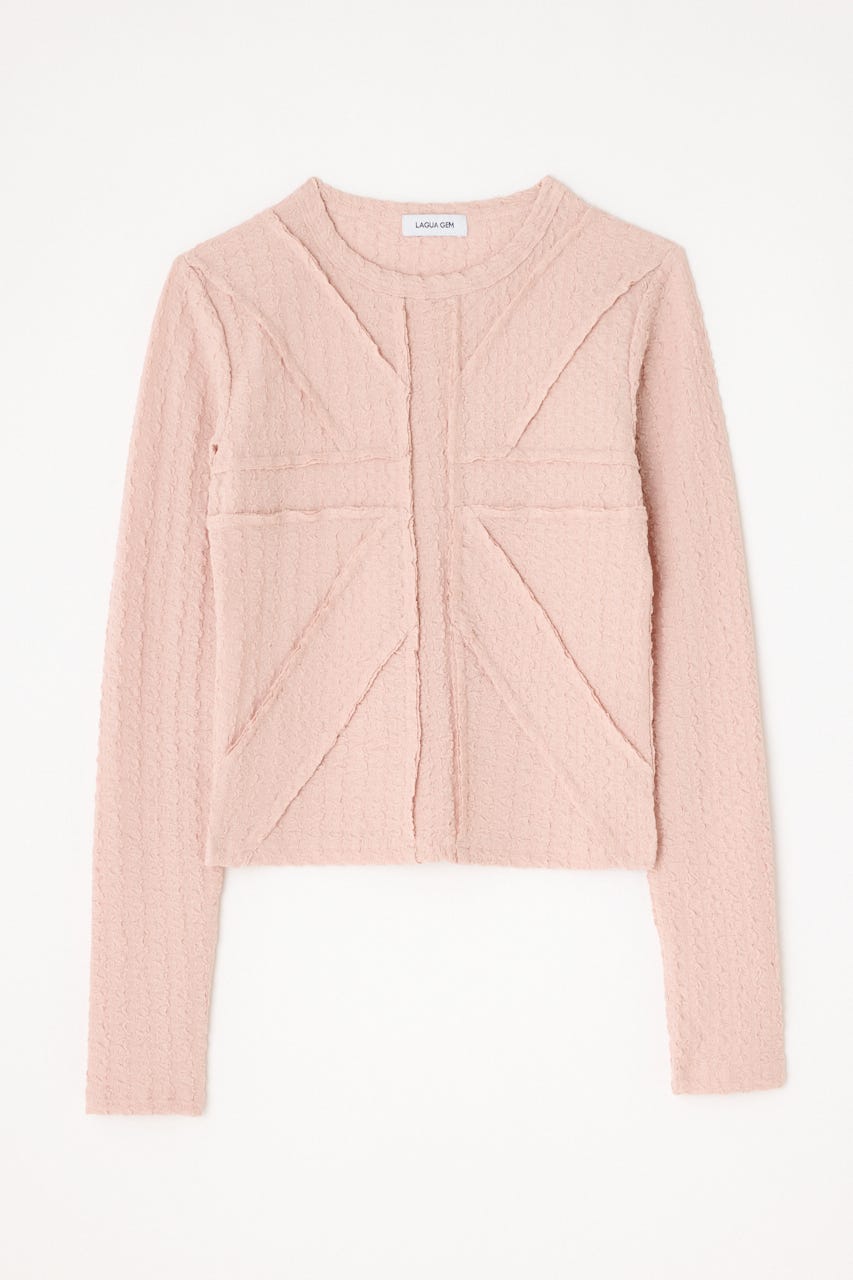 UNION JACK CUT トップス L/PNK FREE