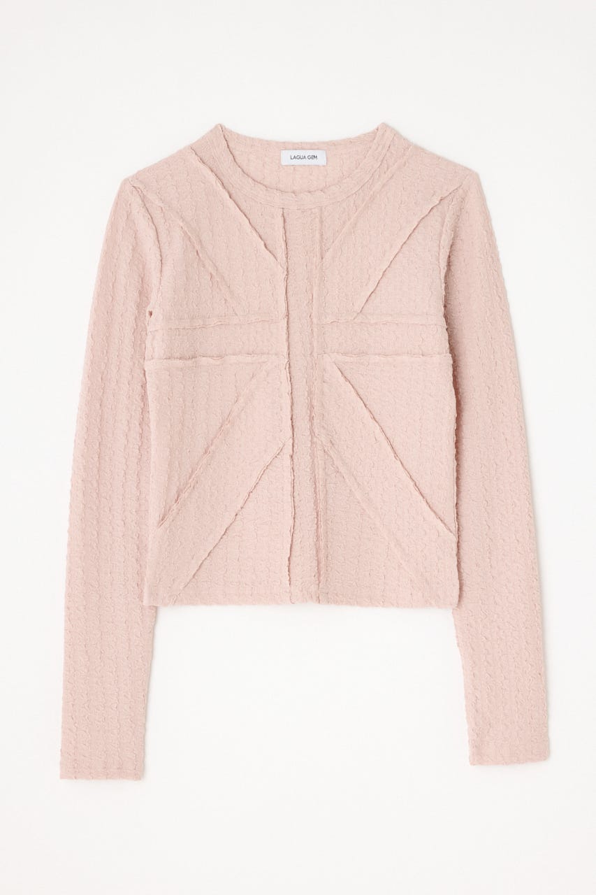 UNION JACK CUT トップス L/PNK FREE