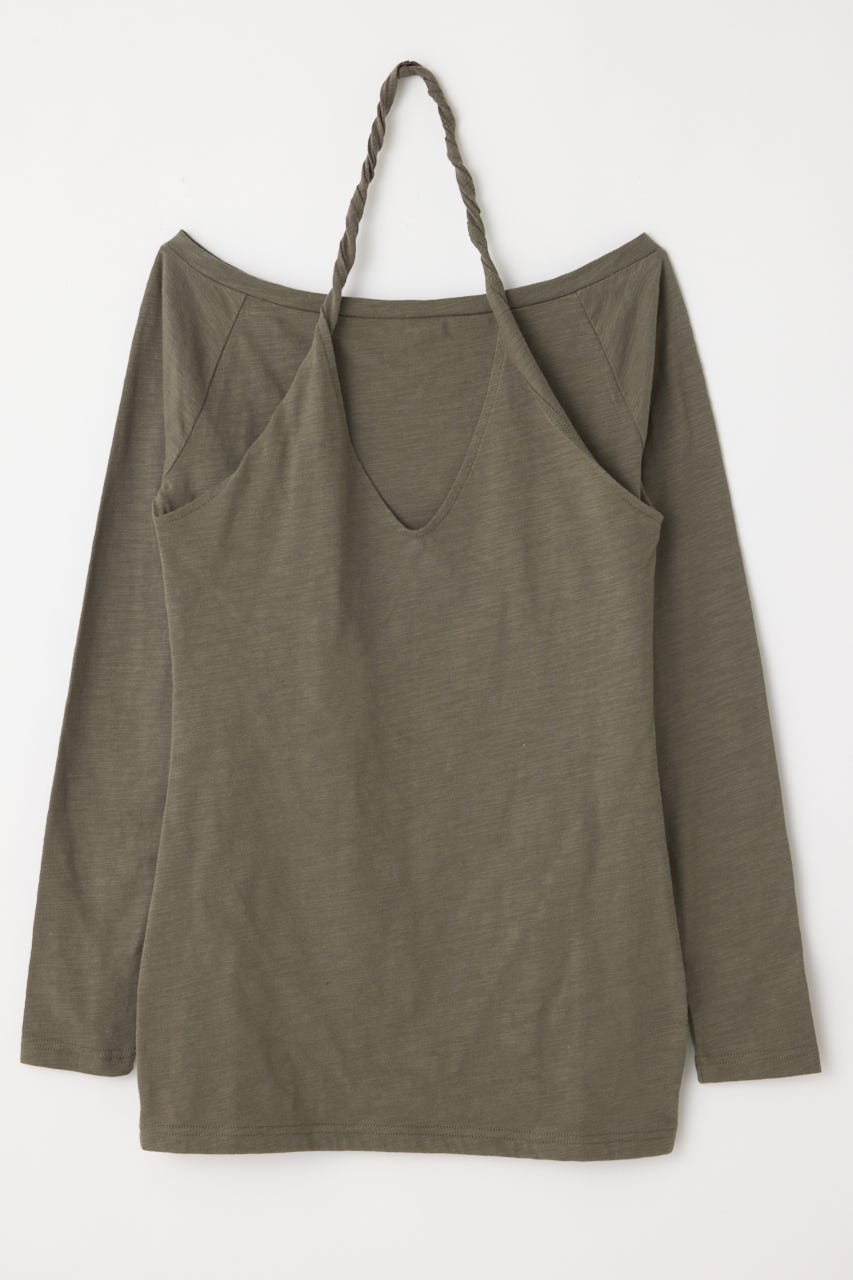 HALTER NECK CUT チュニック KHA FREE