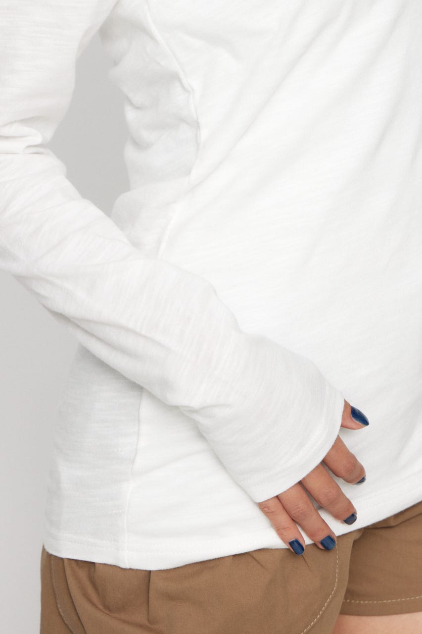 HALTER NECK CUT チュニック WHT FREE