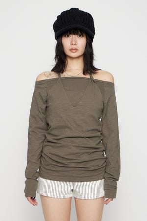 HALTER NECK CUT チュニック