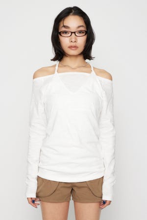 HALTER NECK CUT チュニック