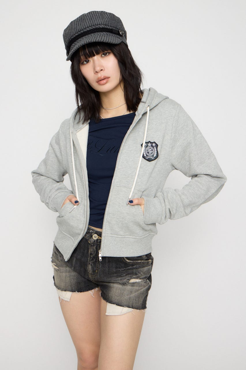 WAPPEN COMPACT フーディ GRY FREE