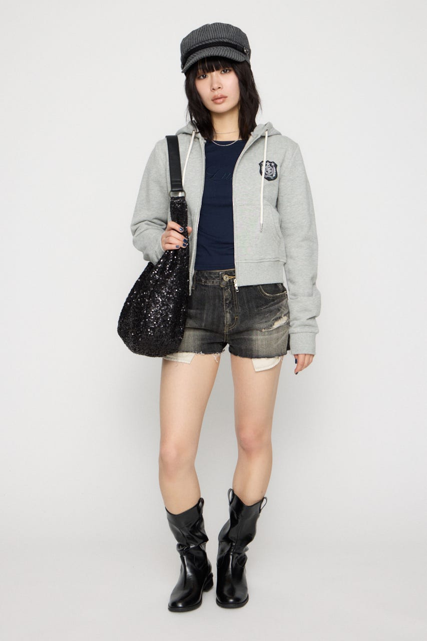 WAPPEN COMPACT フーディ GRY FREE