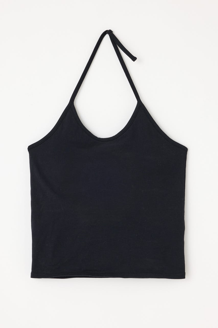 HALTER NECK CUP キャミソール BLK FREE