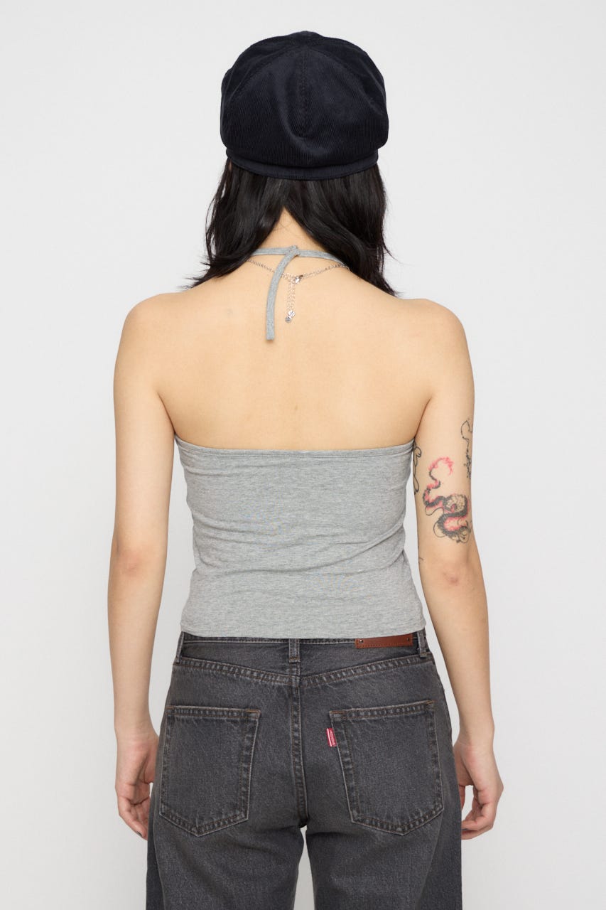 HALTER NECK CUP キャミソール GRY FREE