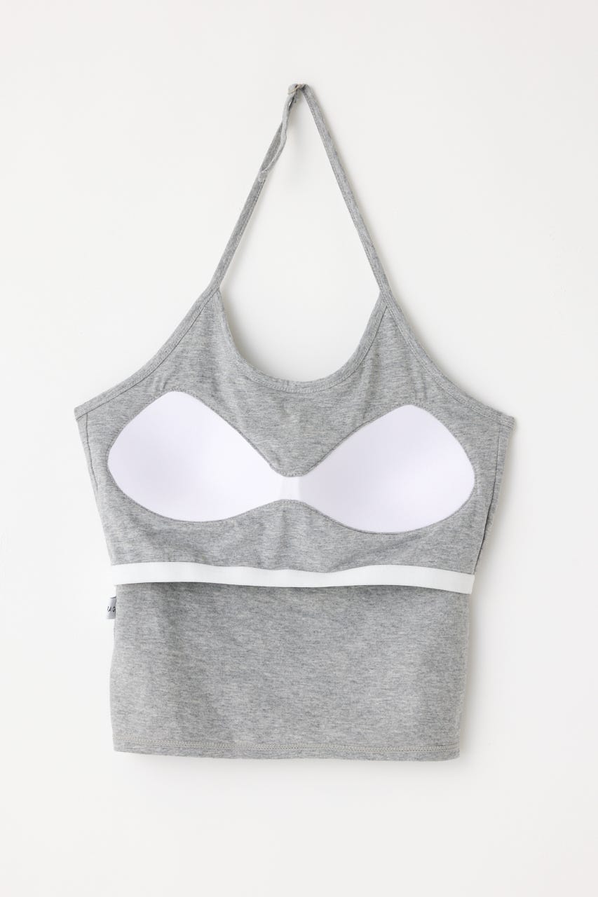 HALTER NECK CUP キャミソール GRY FREE