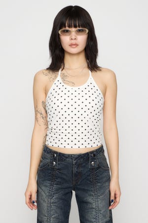 HALTER NECK CUP キャミソール