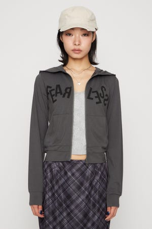 LETTERING  PRINT LIGHT パーカー