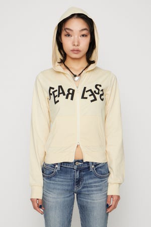 LETTERING  PRINT LIGHT パーカー