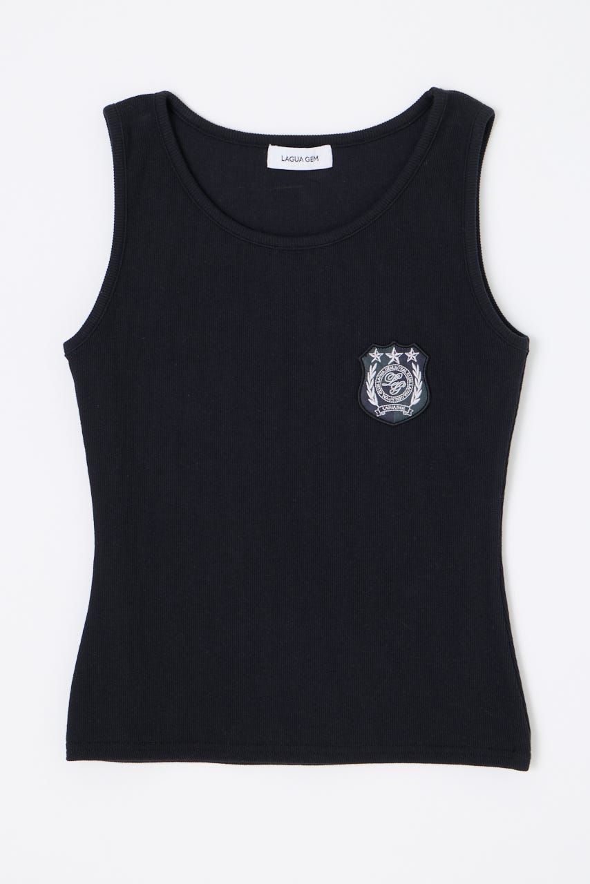 WAPPEN RIB タンクトップ BLK FREE