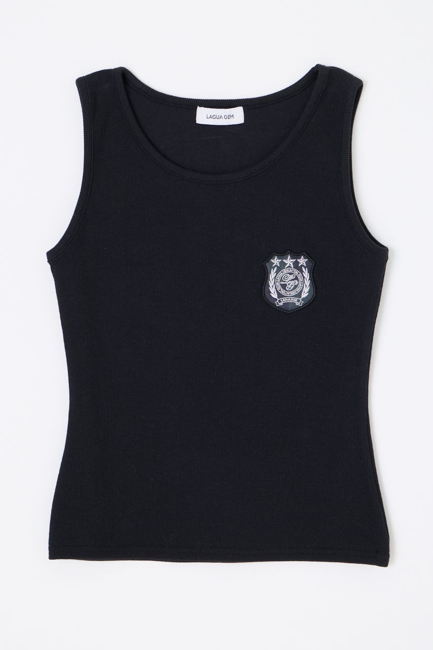 WAPPEN RIB タンクトップ BLK FREE