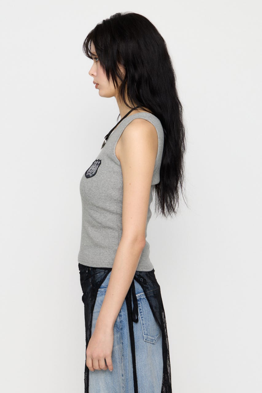 WAPPEN RIB タンクトップ T.GRY FREE