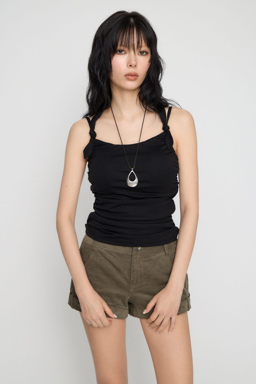 LAGUA GEM | ASYMMETRY SHIRRING キャミソール (キャミソール ) |SHEL