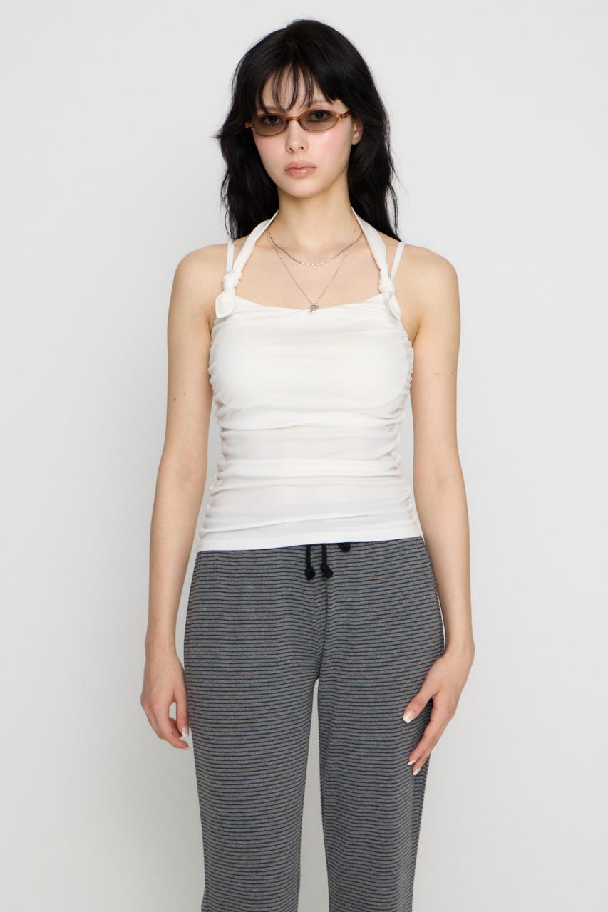 LAGUA GEM | ASYMMETRY SHIRRING キャミソール (キャミソール ) |SHEL