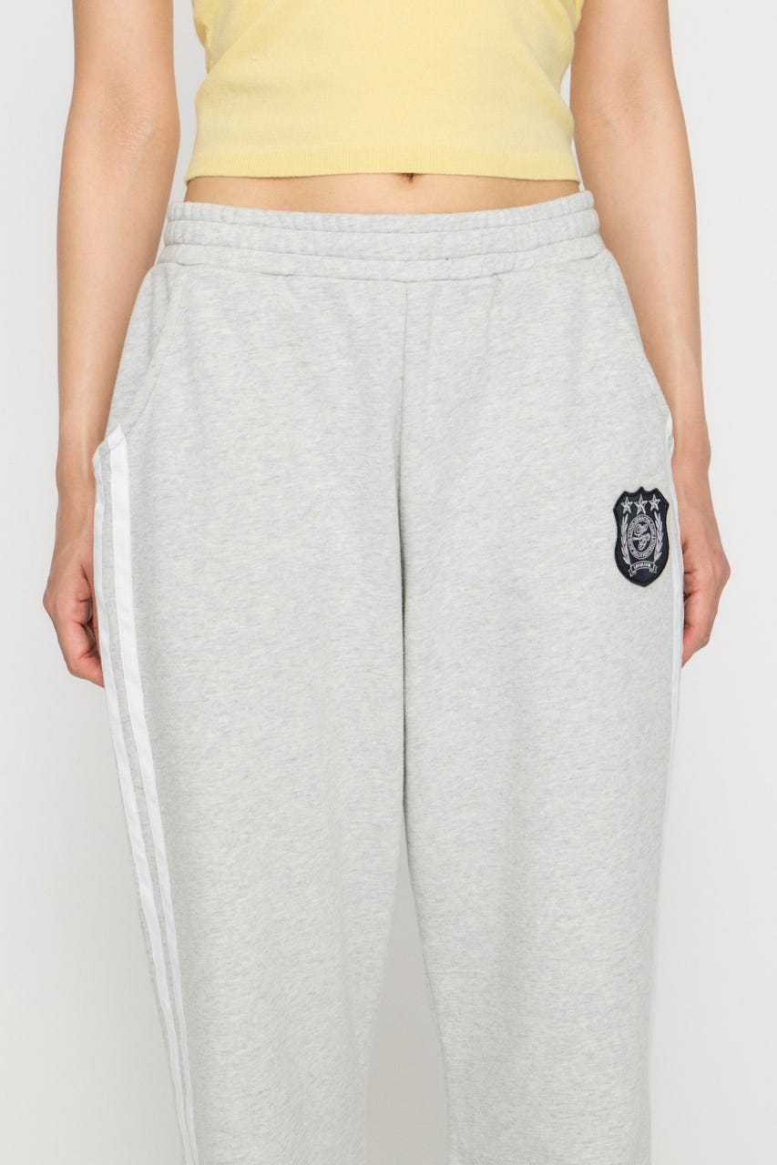 SIDE LINE WAPPEN SWEAT パンツ T.GRY S