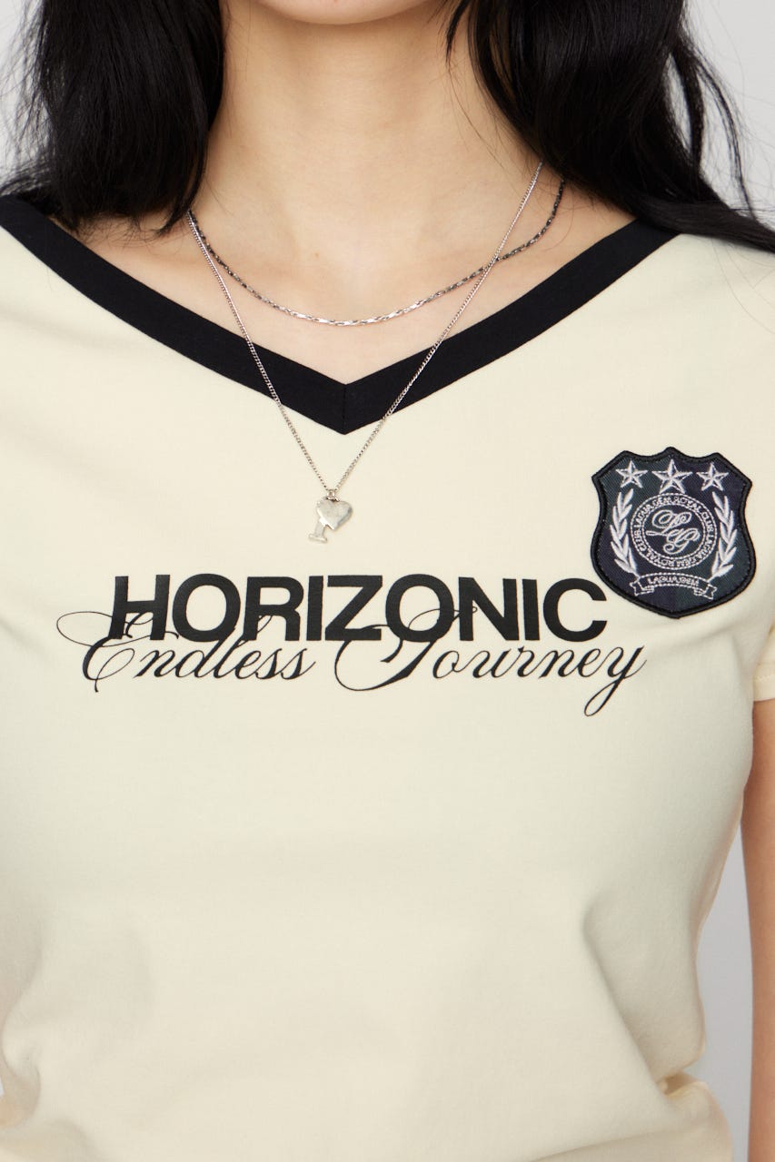 WAPPEN PRINT CUT トップス IVOY FREE