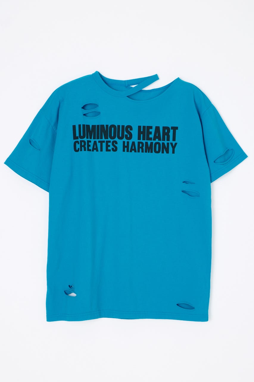 CRASH LETTER OVER Tシャツ TQ FREE