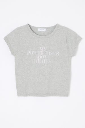 RHINESTONE MESSAGE Tシャツ