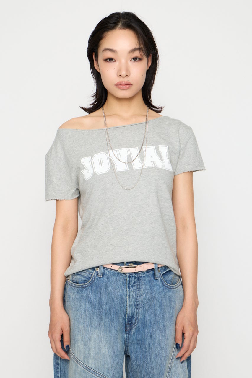 LOOSEY PRINT CUT トップス T.GRY FREE