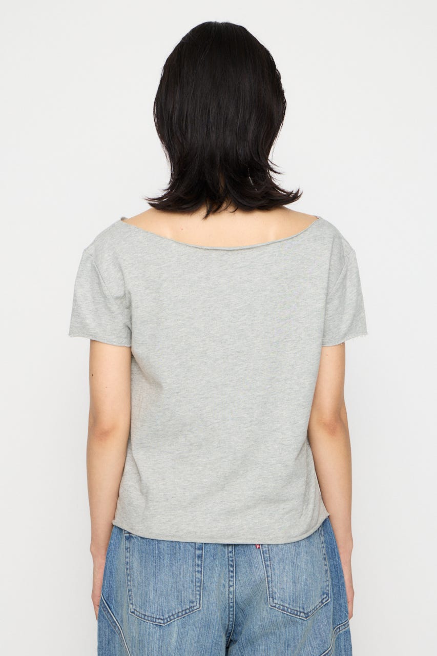 LOOSEY PRINT CUT トップス T.GRY FREE