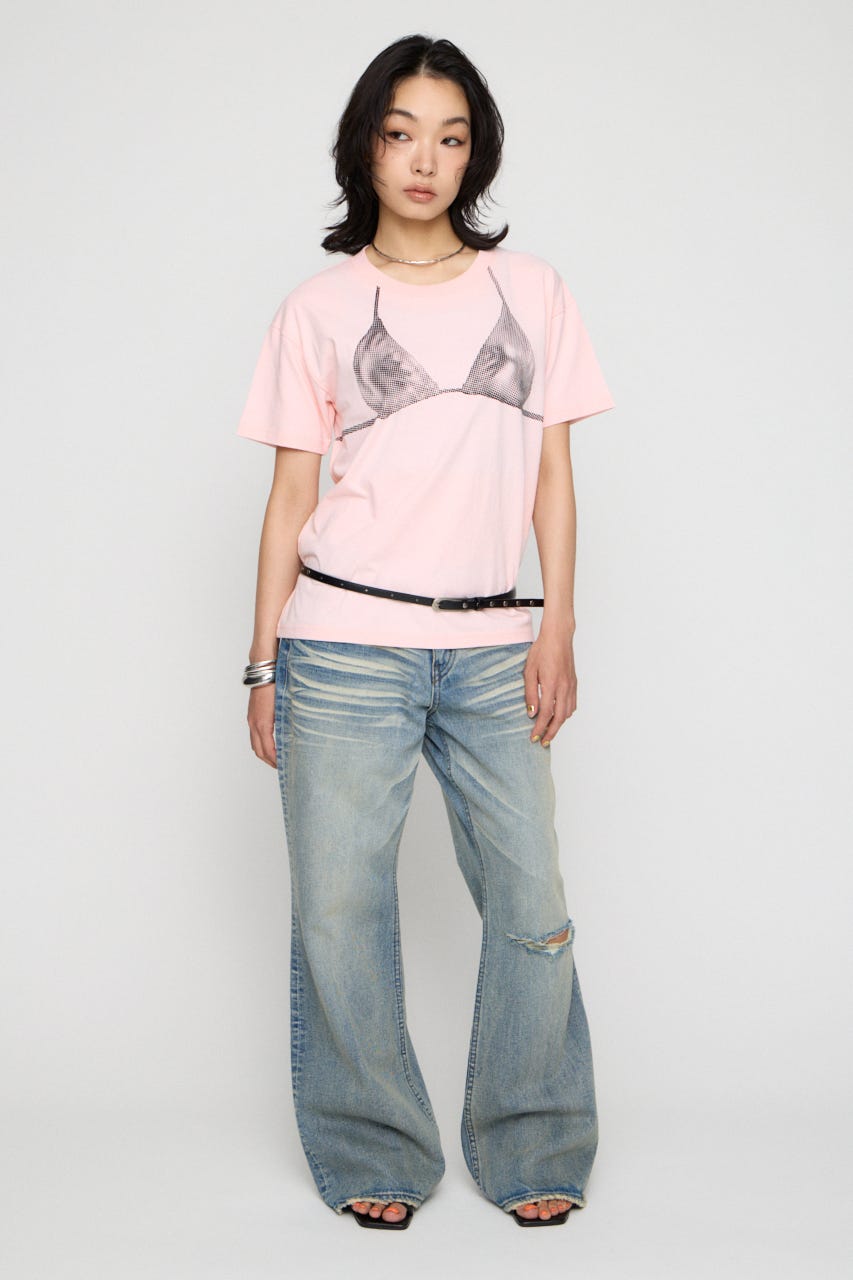 HALFTONE BRA トップス PNK FREE