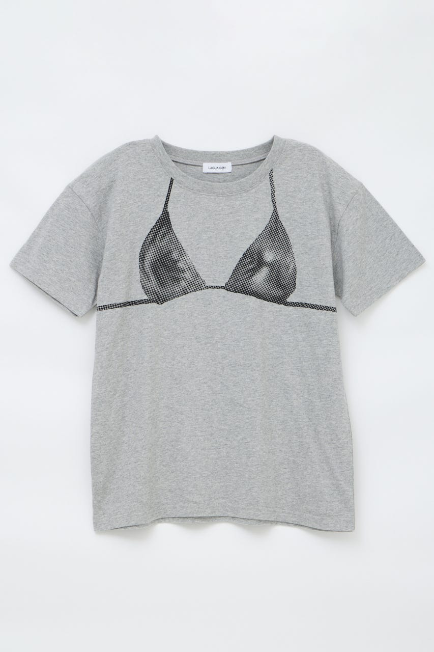 HALFTONE BRA トップス T.GRY FREE