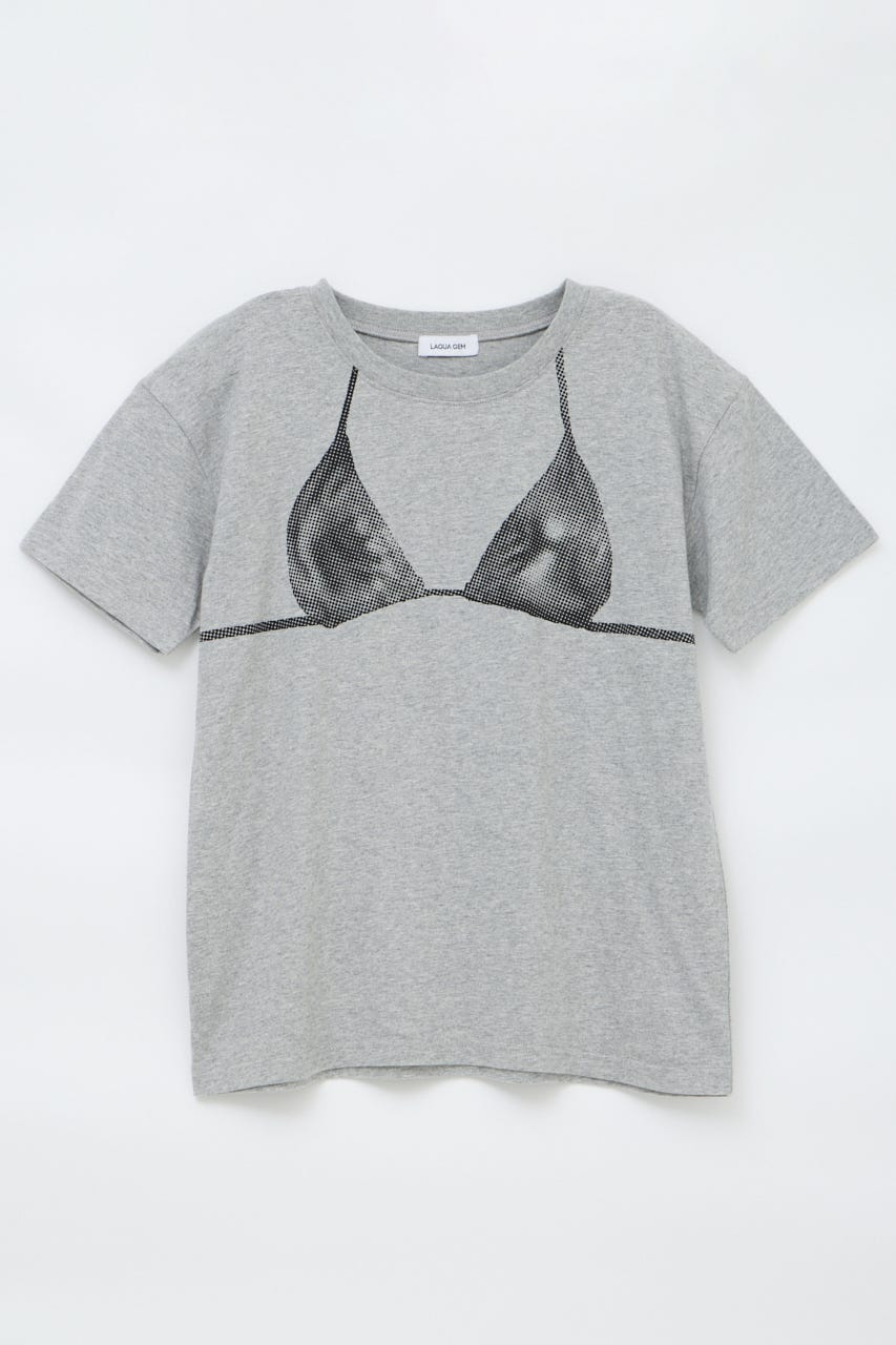 HALFTONE BRA トップス T.GRY FREE