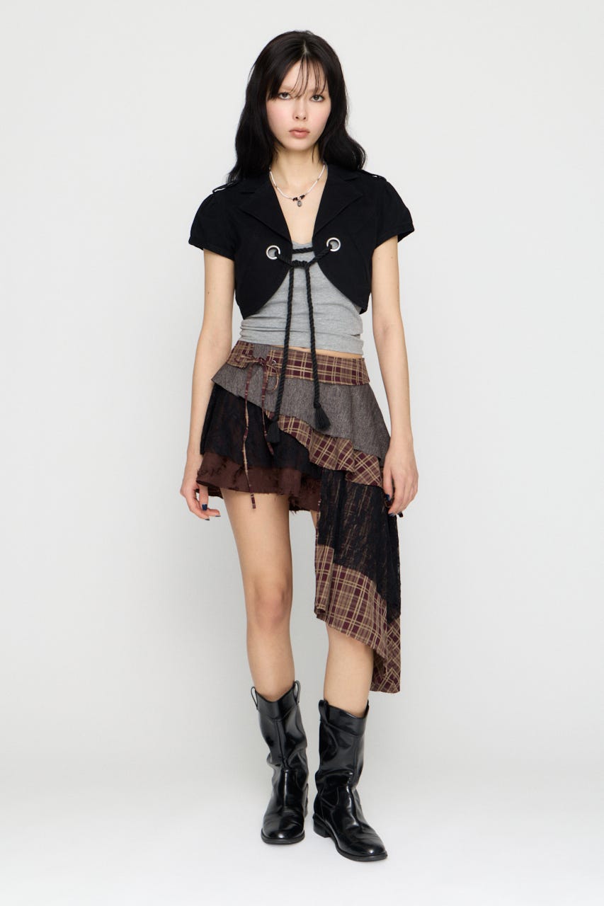 LILI×LAGUA 2WAY スカート BRN M