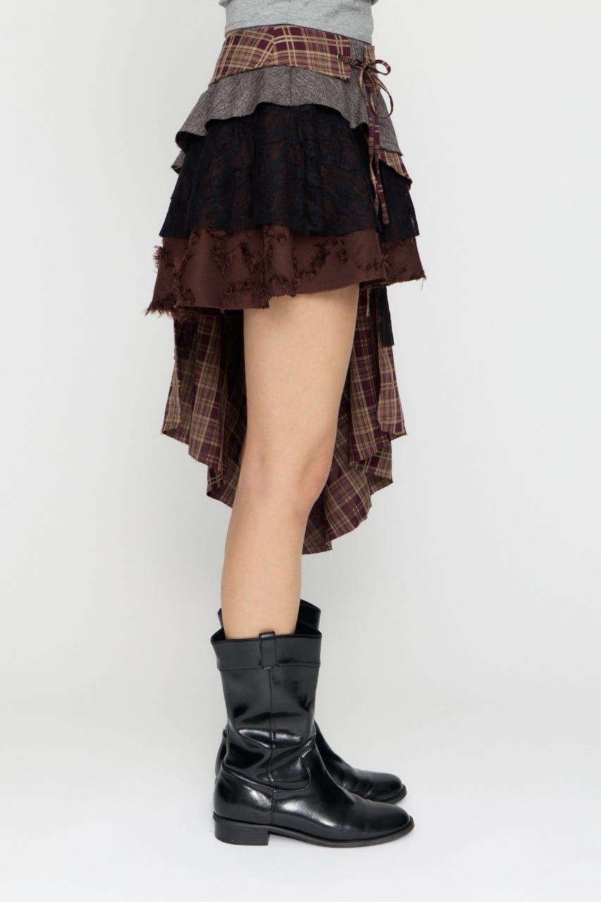 LILI×LAGUA 2WAY スカート BRN M