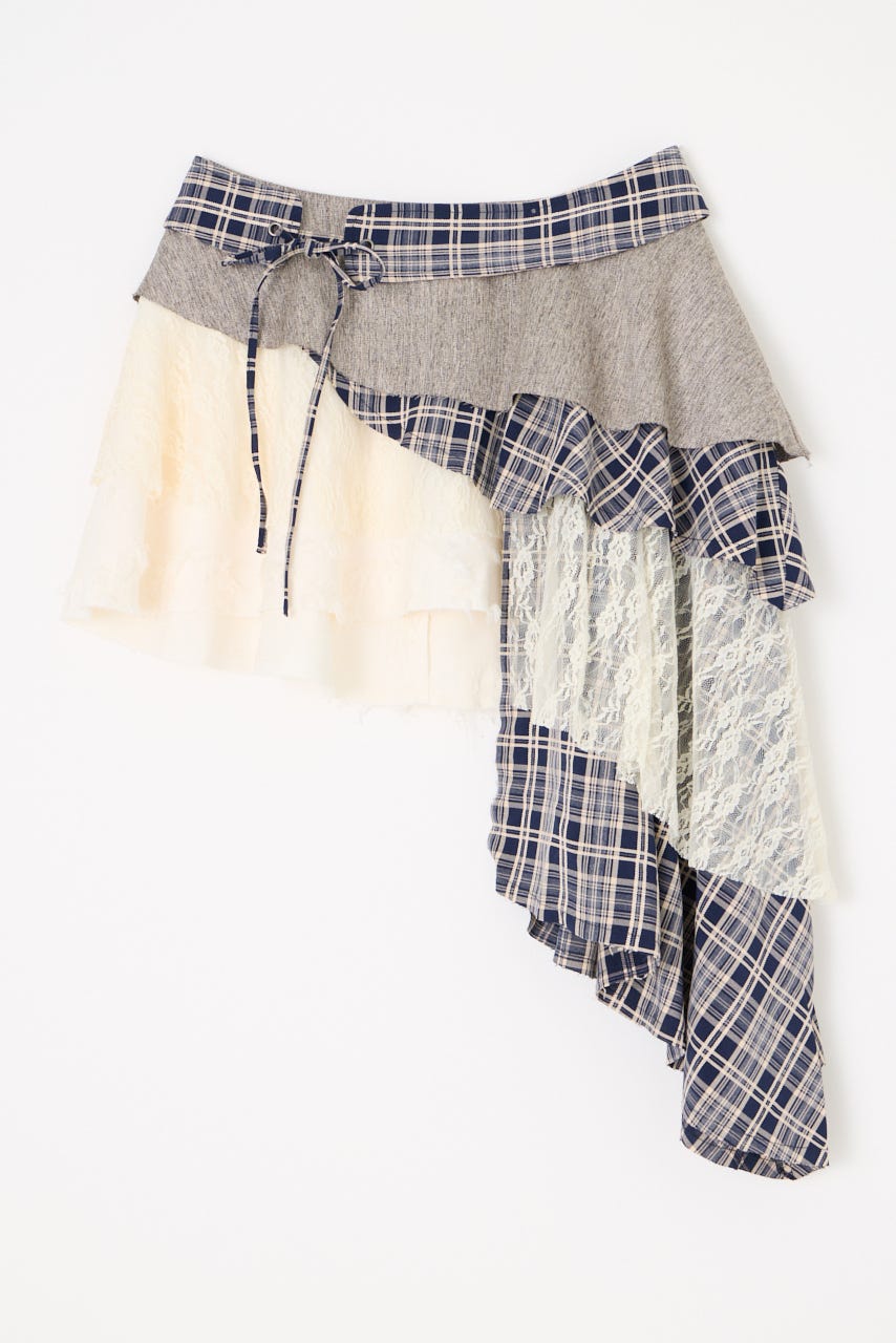 LILI×LAGUA 2WAY スカート NVY S