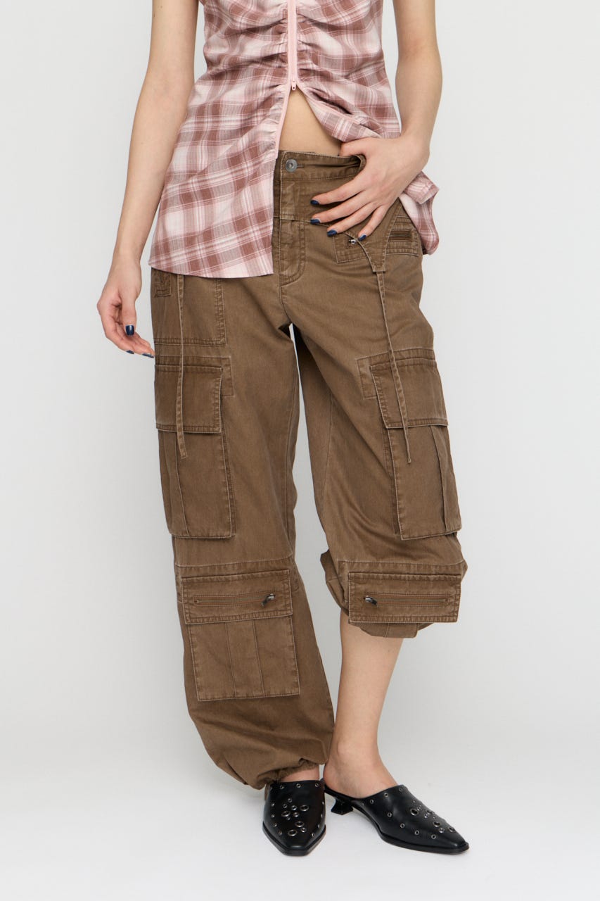 LILI×LAGUA POCKET パンツ BRN XS