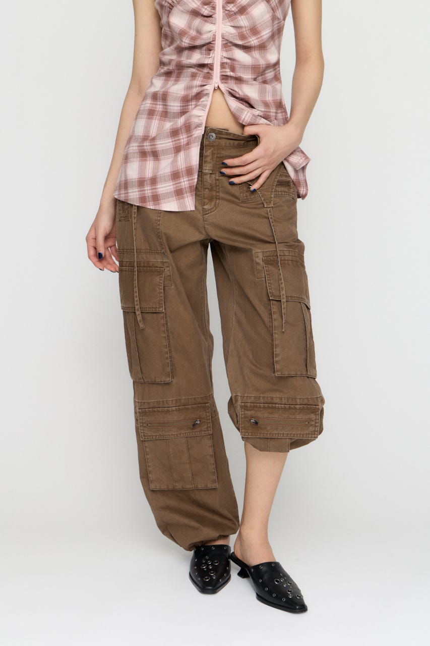 LILI×LAGUA POCKET パンツ BRN XS