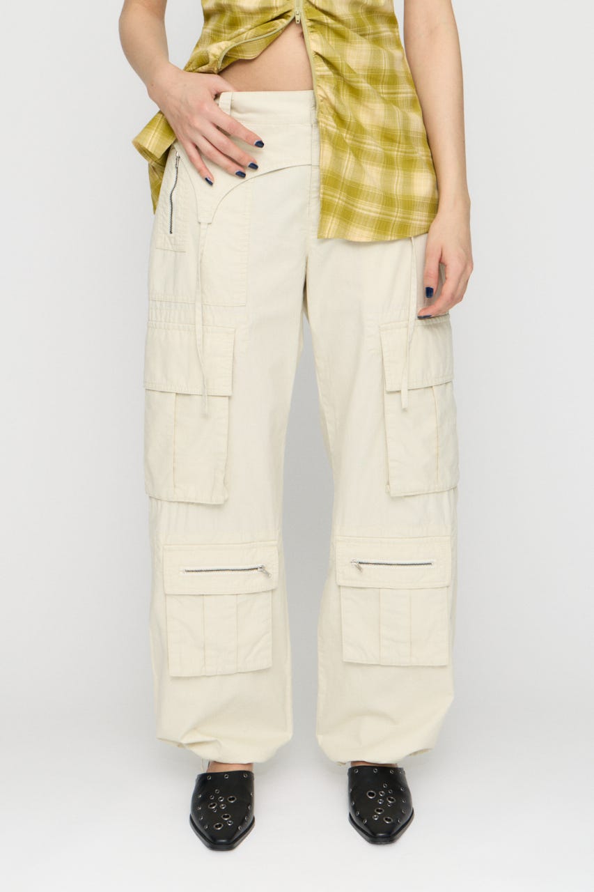 LILI×LAGUA POCKET パンツ IVOY S