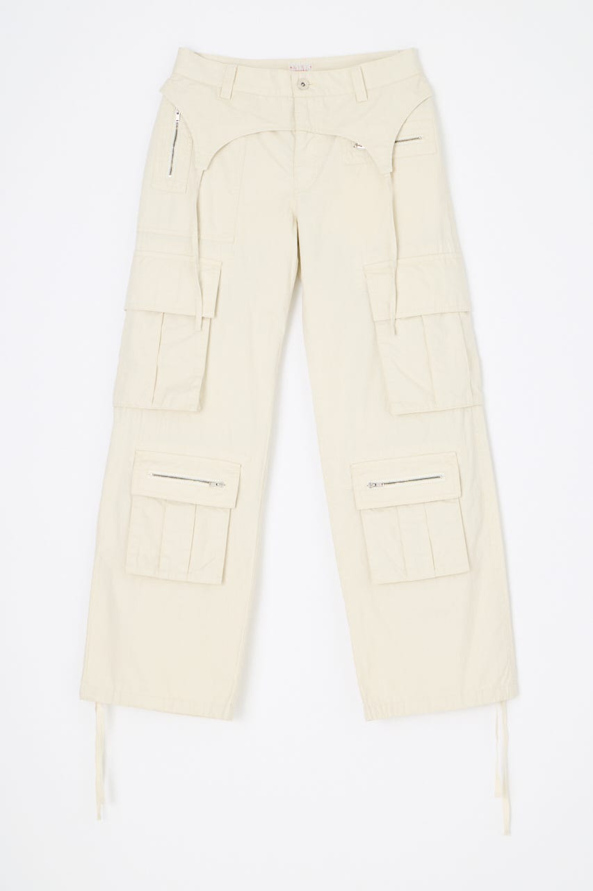 LILI×LAGUA POCKET パンツ IVOY S