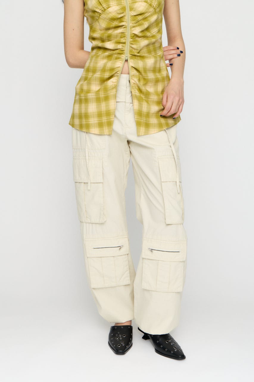 LILI×LAGUA POCKET パンツ IVOY S