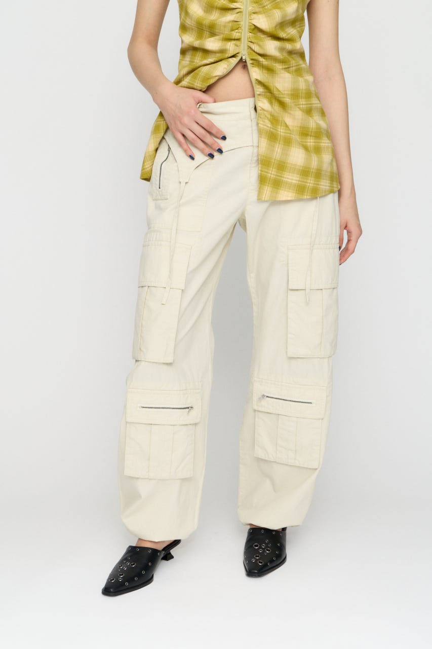 LILI×LAGUA POCKET パンツ IVOY S