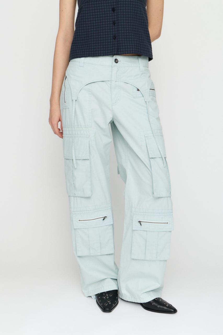 LILI×LAGUA POCKET パンツ L/BLU S