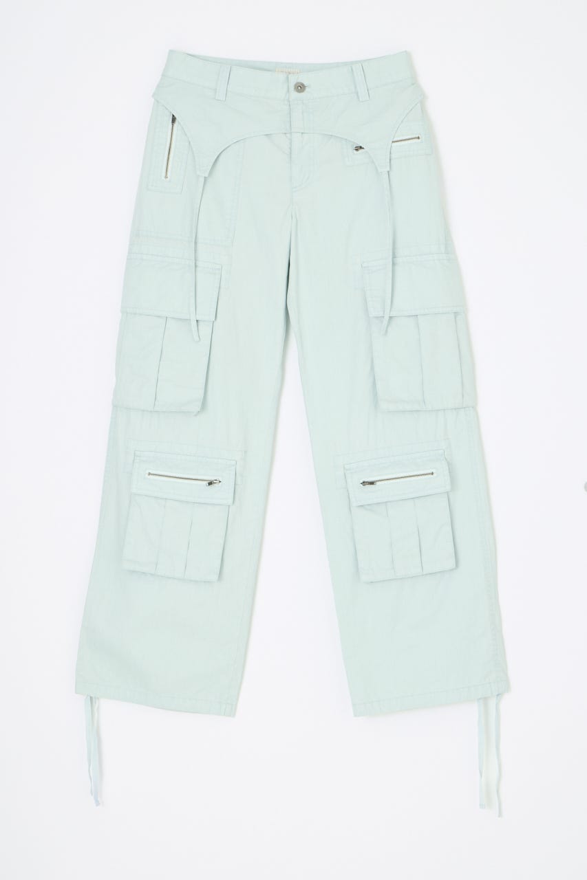 LILI×LAGUA POCKET パンツ L/BLU S